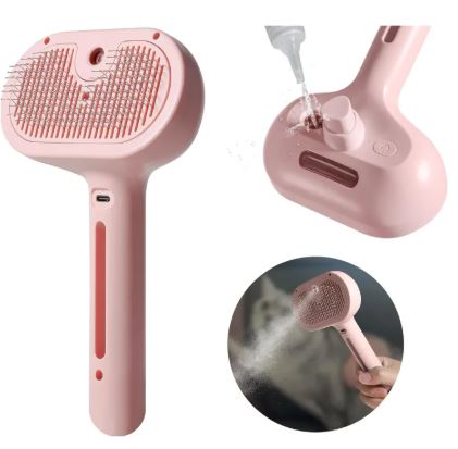 Steamy Brush Pet Spray | Detangle & Defur with Ease